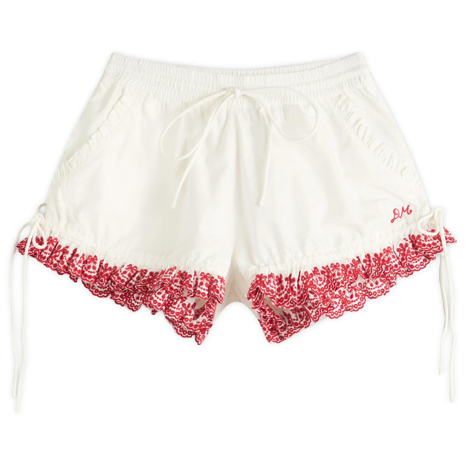 Damson Madder Women's Jenna Bloomer Shorts White | END. Clothing
