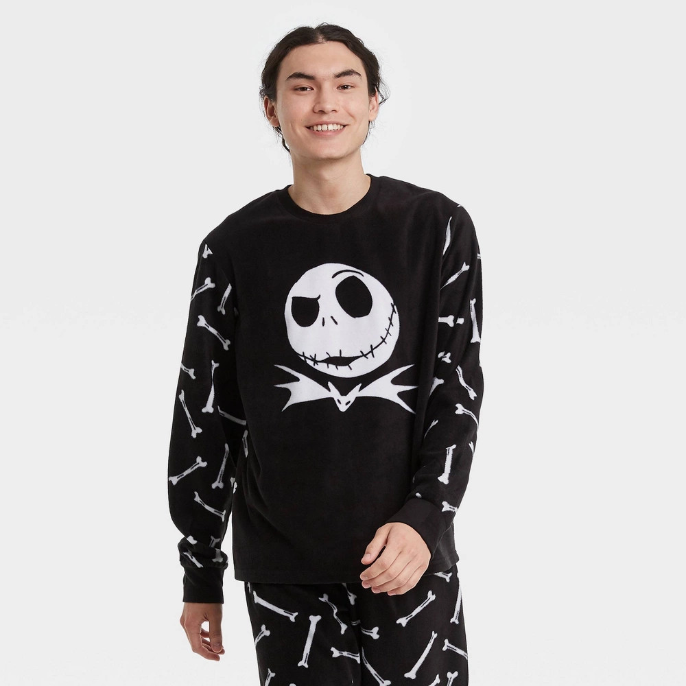 Men's The Nightmare Before Christmas Jack 2pc Matching Family Pajama Set - Black L | Target