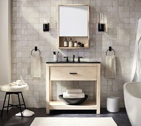 Reed 34" Single Sink Vanity | Pottery Barn (US)