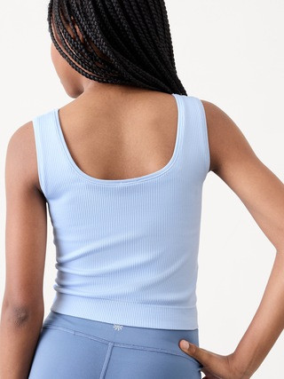 Athleta Girl Rise Above Rib Crop Tank | Athleta