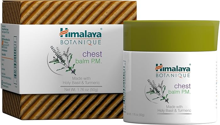 Himalaya Botanique Chest Balm P.M., Soothing, Calming and Comforting Care for Restful Nights, 1.7... | Amazon (US)