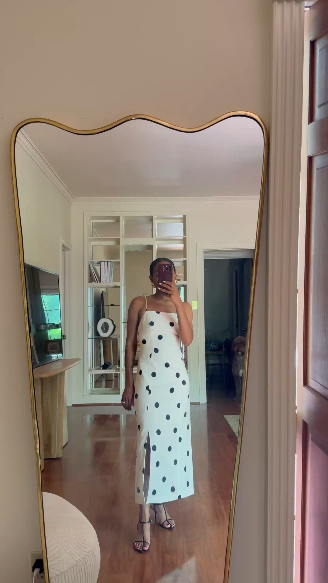 Polka dot dress 

#LTKShoeCrush #LTKWatchNow #LTKStyleTip