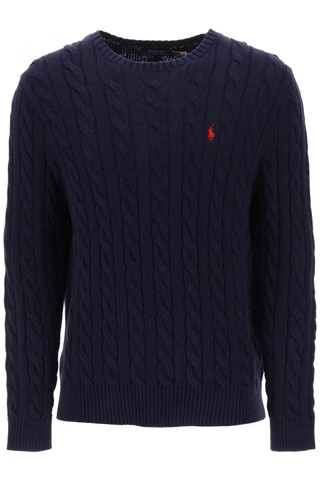POLO RALPH LAUREN crew-neck sweater in cotton knit | Residenza725 US