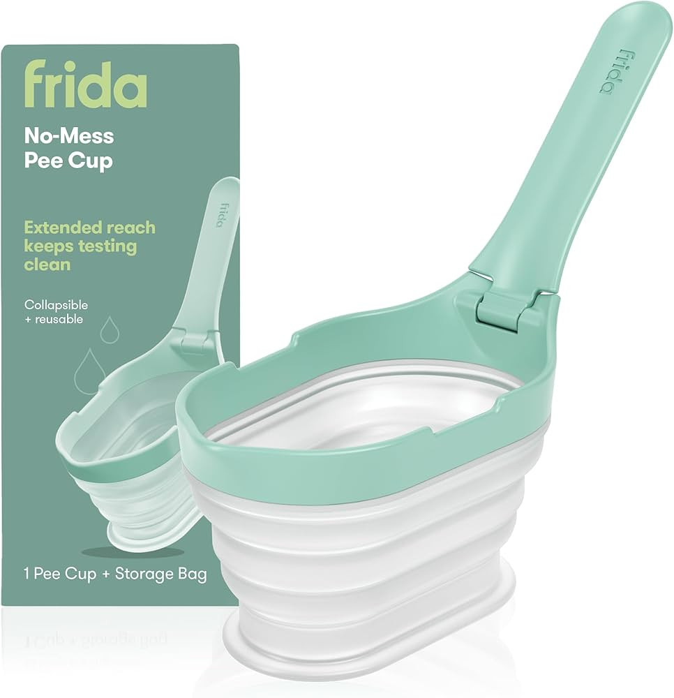 Frida Fertility No-Mess Pee Cup, Reusable Urine Cup for Pregnancy Tests, Ovulation Tests, & Ferti... | Amazon (US)