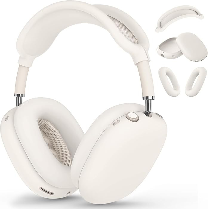 Silicone Case Cover for AirPods Max, Ear Pad Case Cover/Ear Cups Cover/Headband Cover for AirPods... | Amazon (US)