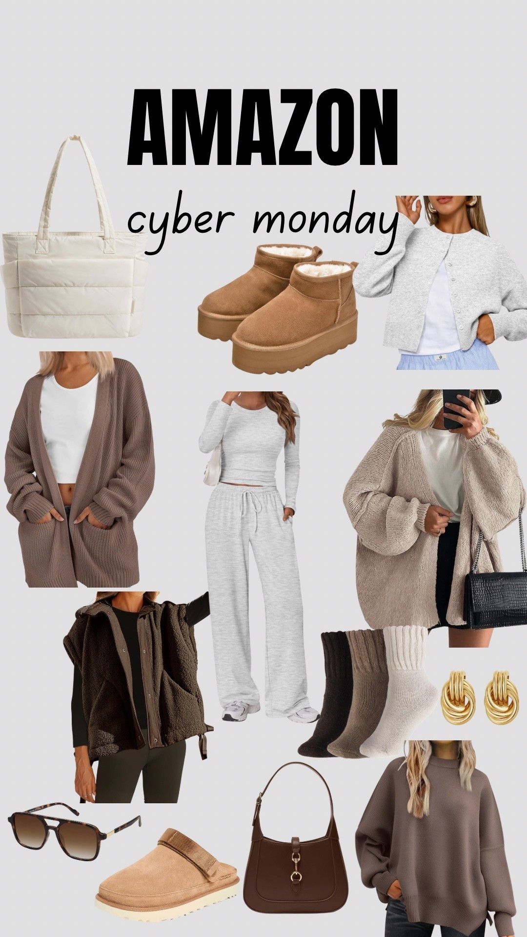 Amazon cyber monday deals for the trendy gal 🤎🐻

#LTKCyberWeek #LTKGiftGuide #LTKFindsUnder50