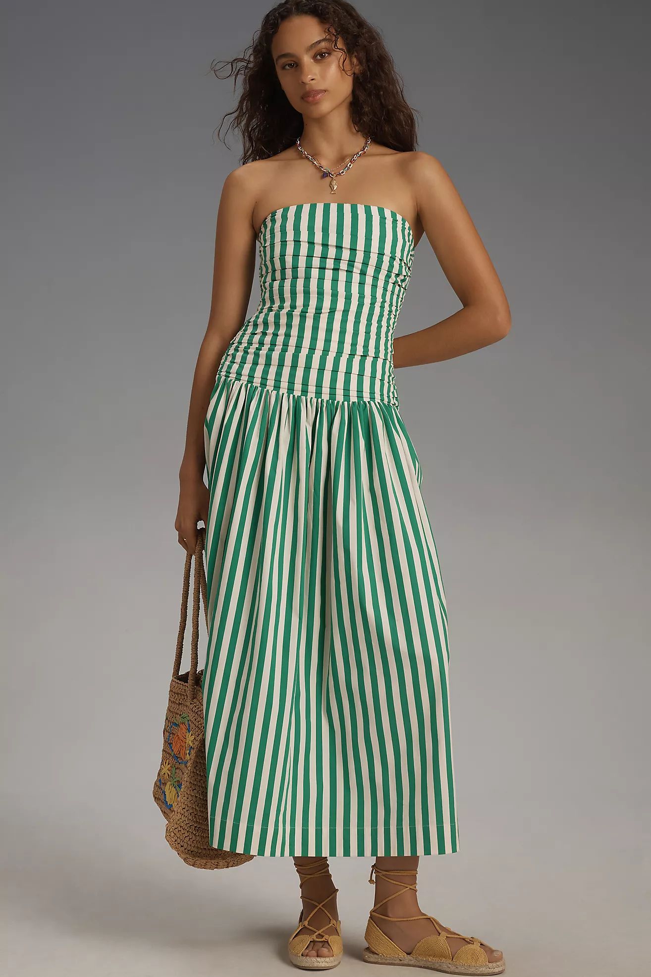 RHODE Selma Midi Dress | Anthropologie (US)