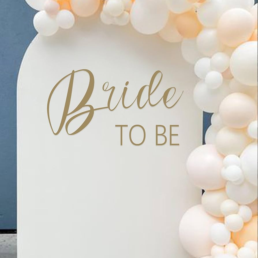 Bride to Be Bridal Shower Party Decal - Bridal Shower Party Decorations Decor,Bridal Shower Party... | Amazon (US)