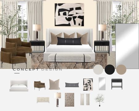 Modern Traditional Concept Design-Bedroom

#LTKstyletip #LTKFind #LTKhome