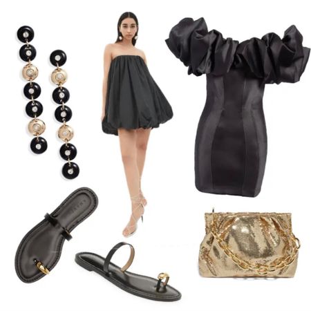 Party dress
Black sandals 
Gold bag
Wedding guest dress
Black sandals 
#ltksalealert
#ltkwedding


#LTKU #LTKFestival #LTKFind #LTKSeasonal