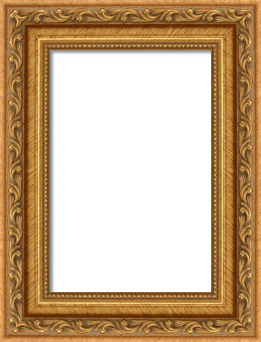 Sparrow - Glossy, Antiqued Gold | Picture Frames