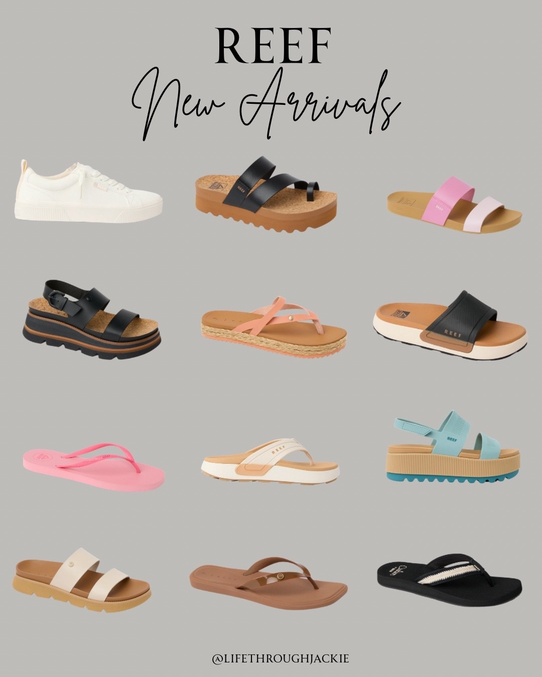 Reef’s New Arrivals….
Water Friendly Sandals, Slides, Sandals, Platform Sandals, Lay Down Sneakers
#reef #springbreak #affordablefinds #LTKOver50


#LTKSeasonal #LTKSwim #LTKTravel