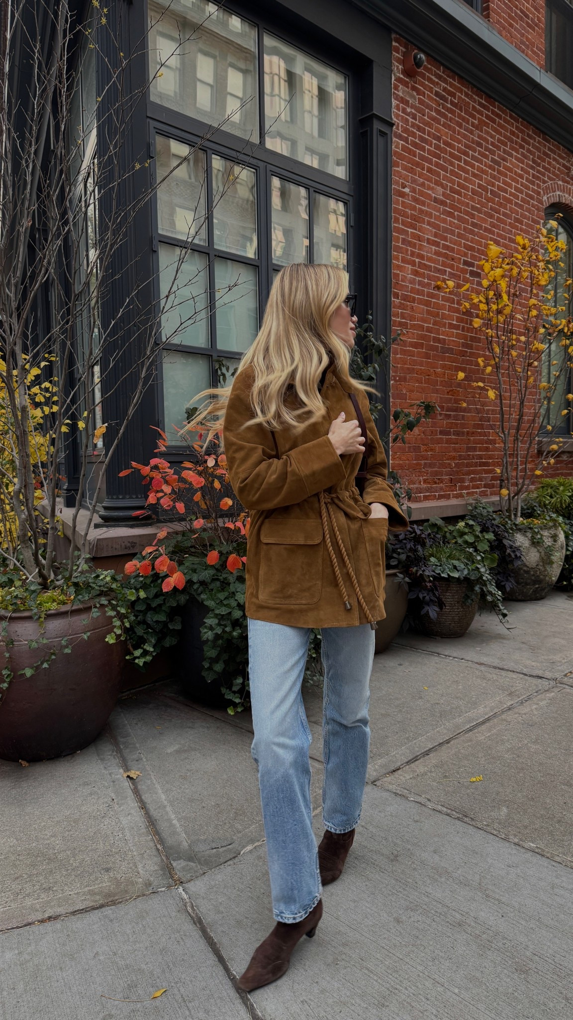 November in Tribeca. Thanksgiving style inspo. 

Boots are the sold out Khaite Dallas boots#LTKStyleTip

#LTKSeasonal #LTKFindsUnder100