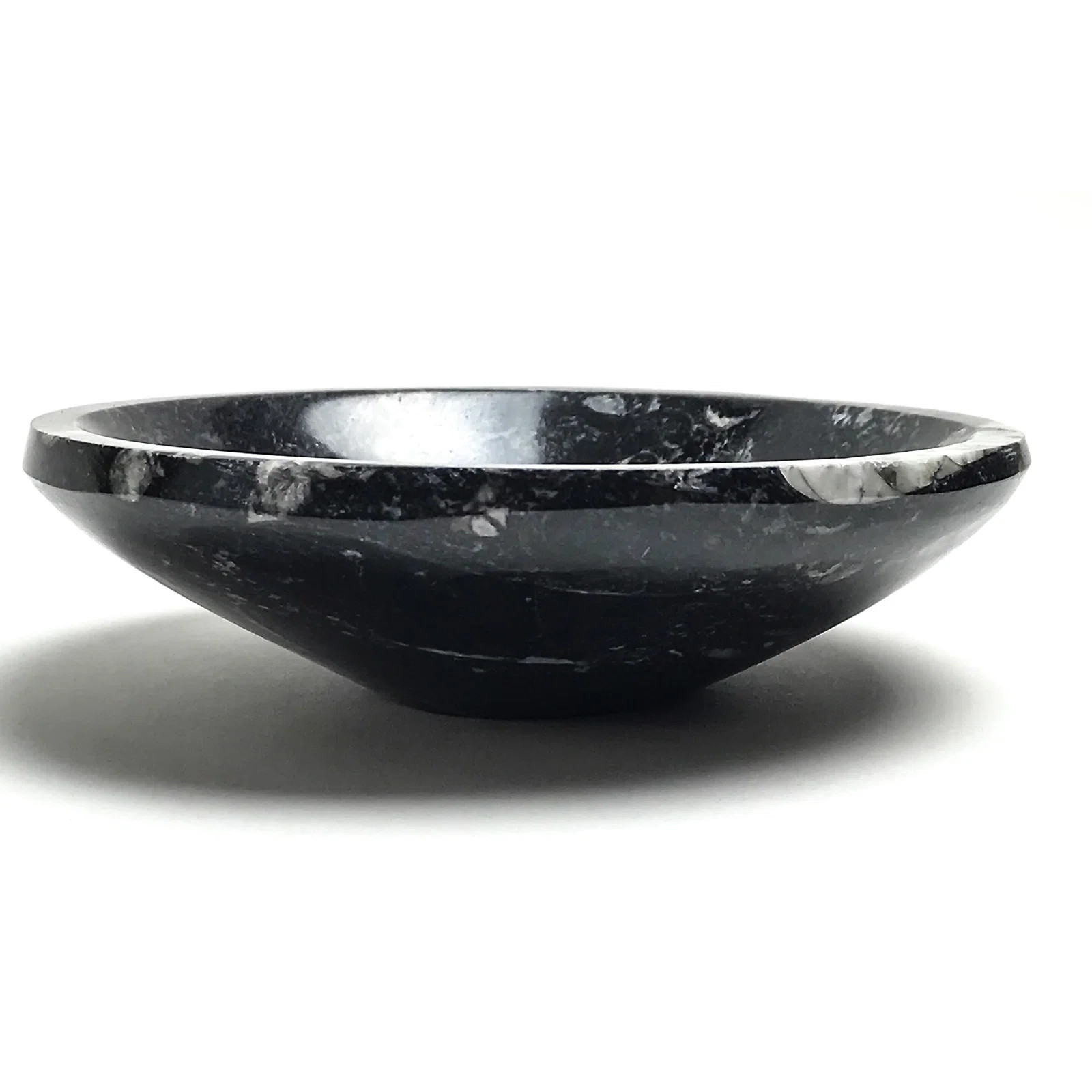 Stoneware Sleek Decorative Bowl in Black | Wayfair North America