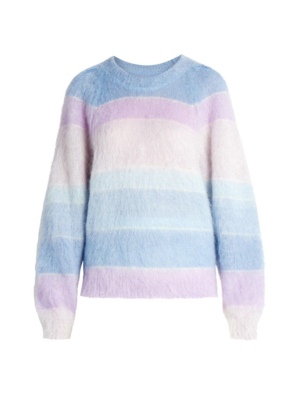 Isabel Marant Etoile Women's Daniel Pastel Striped Fuzzy Sweater - Blue - Size 42 (10) | Saks Fifth Avenue