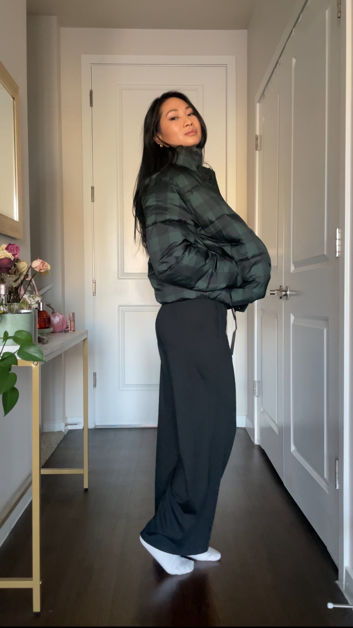 Perfect Fall outfit / Fabletics fall outfit / cloud jersey wide leg pant / plaid puffer coat 

#LTKootd #LTKGiftGuide #LTKActive