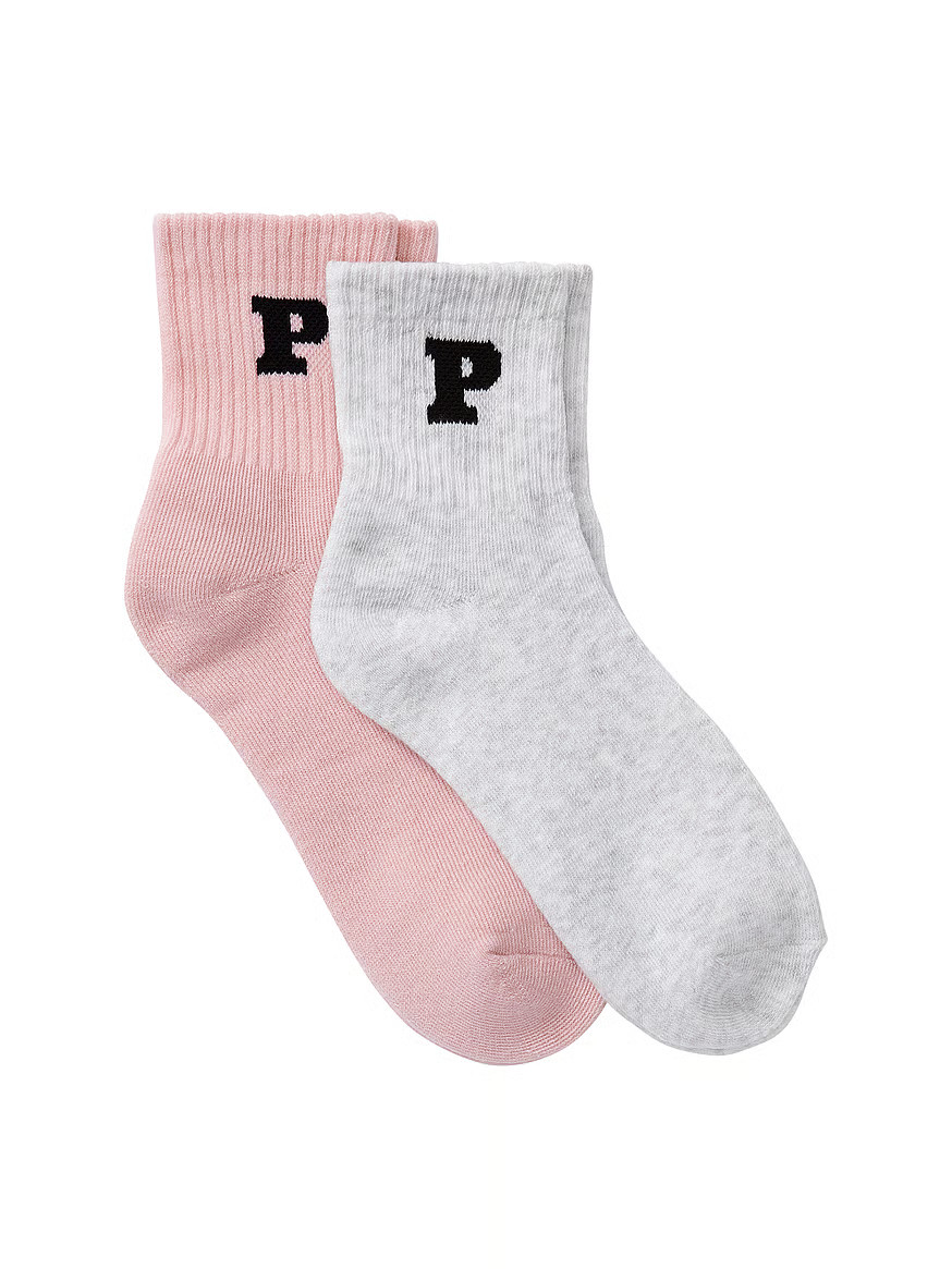 2-Pack Quarter Socks | Victoria's Secret (US / CA )