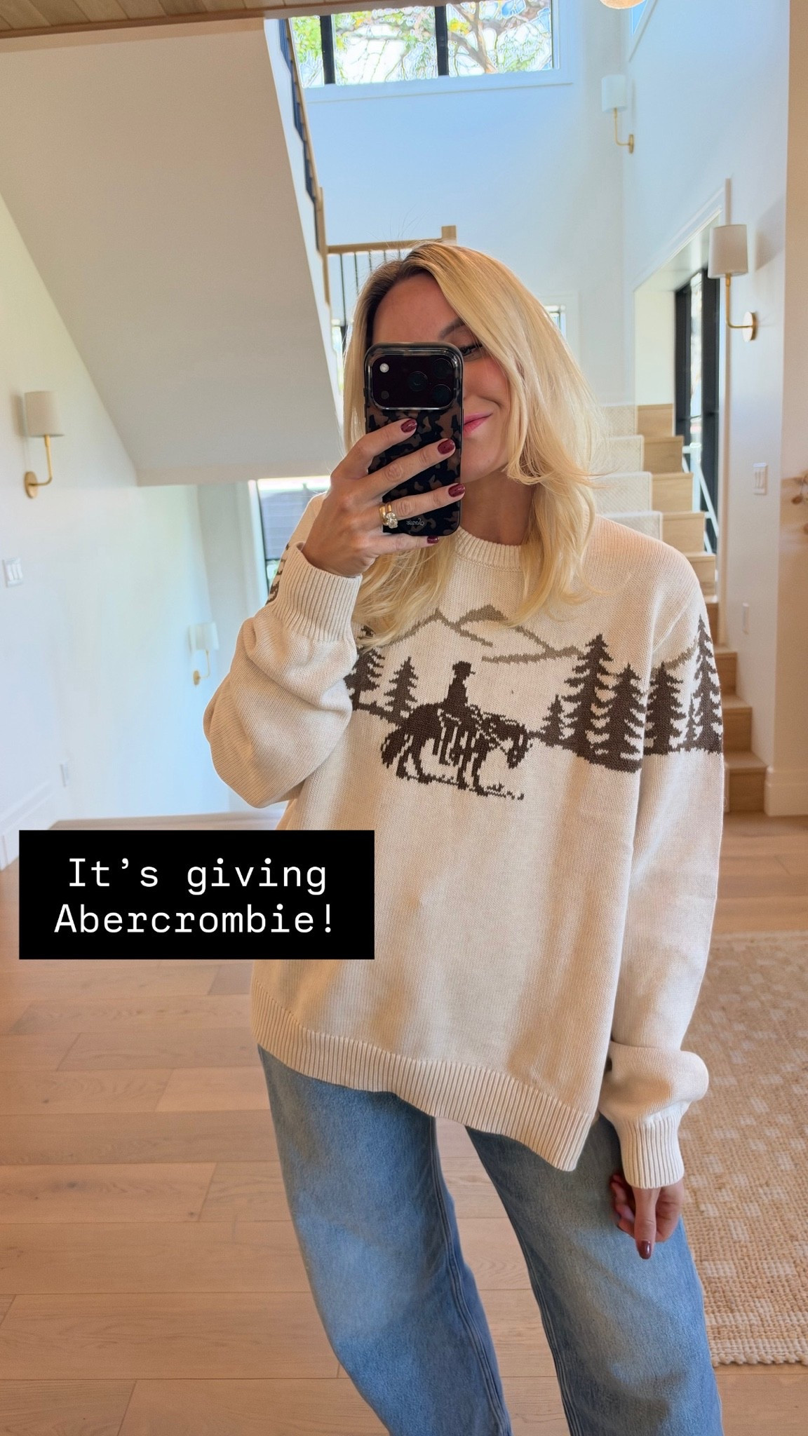 This sweater from the target men’s section is so cute! I love the western vibe