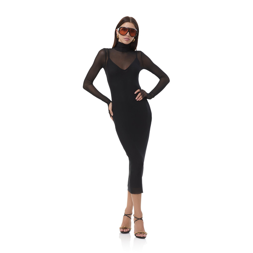 Shailene Dress - Noir | ShopAFRM