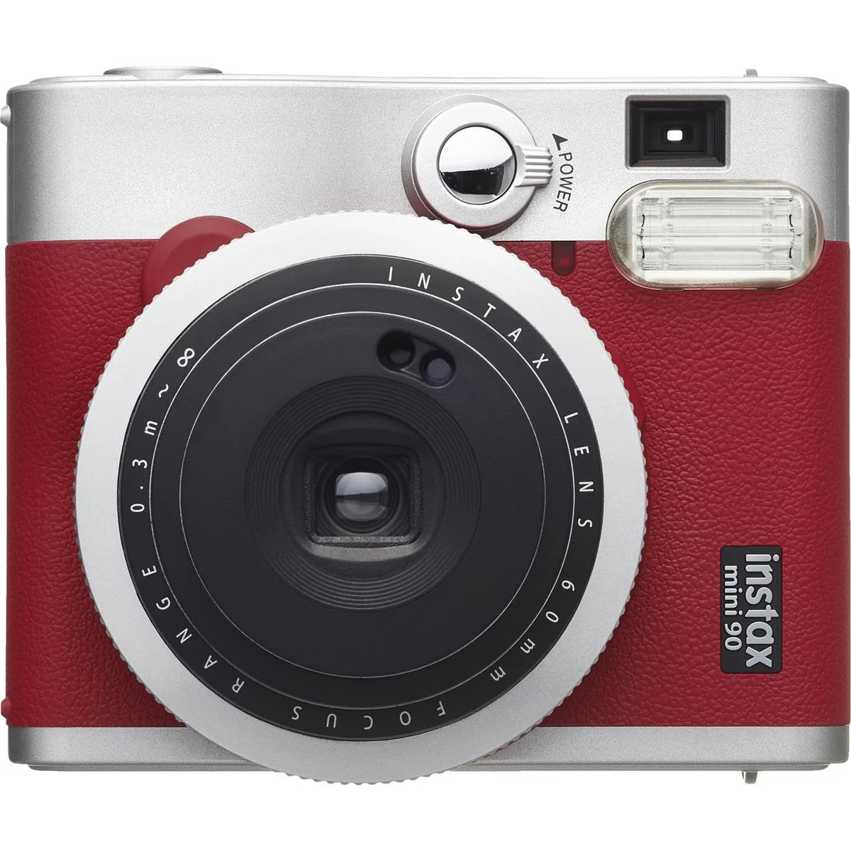 Fujifilm Instax Mini 90 Neo Classic Camera, Instant Film Camera, USA - Red | Walmart (US)