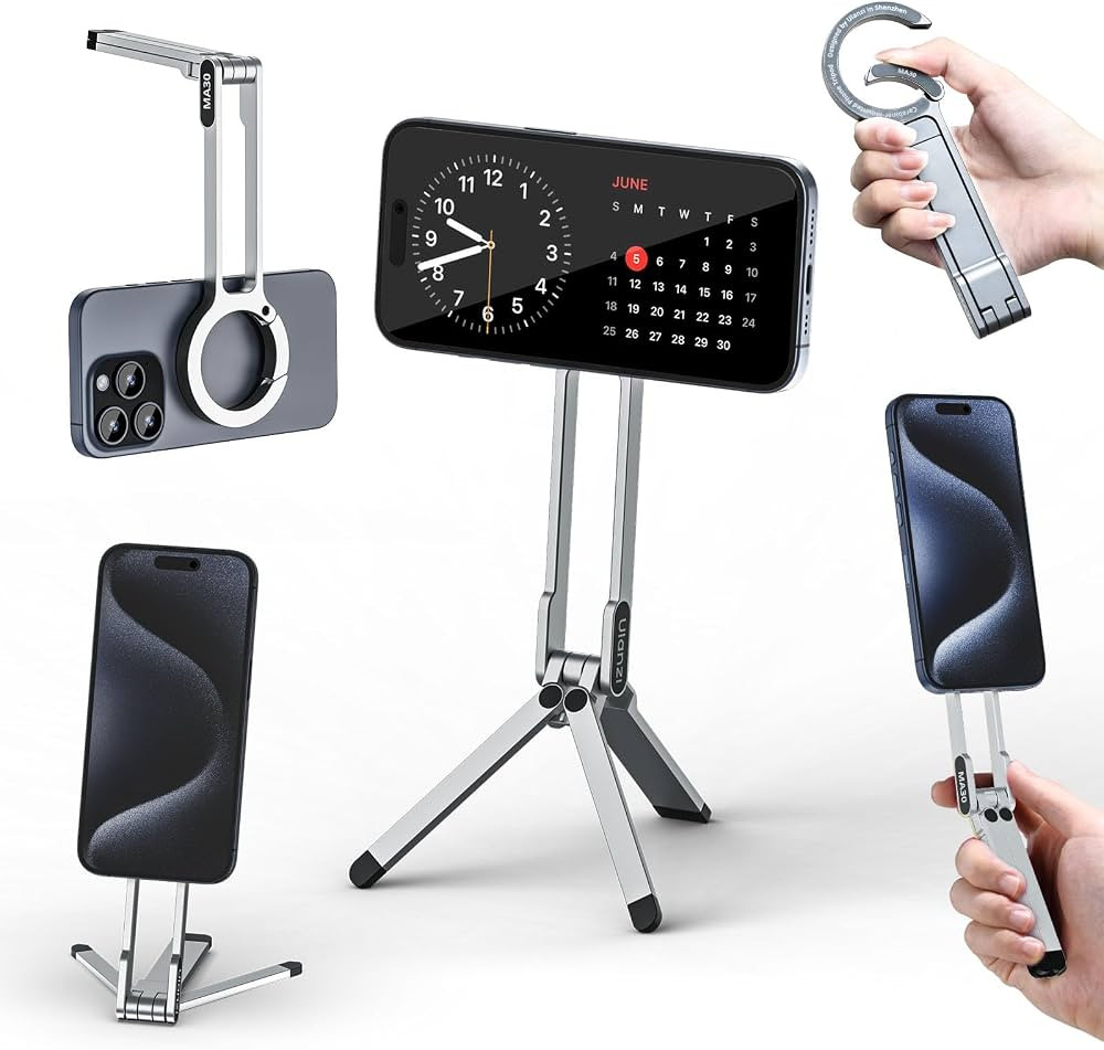 ULANZI MA30 Magnetic Phone Tripod Stand for iPhone - Aluminium Maglock Smartphone Mini Tripod Poc... | Amazon (US)