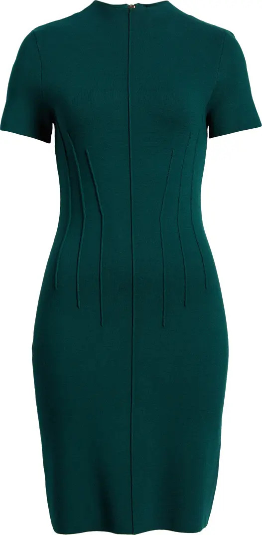 Pintuck Fitted Sheath Dress | Nordstrom