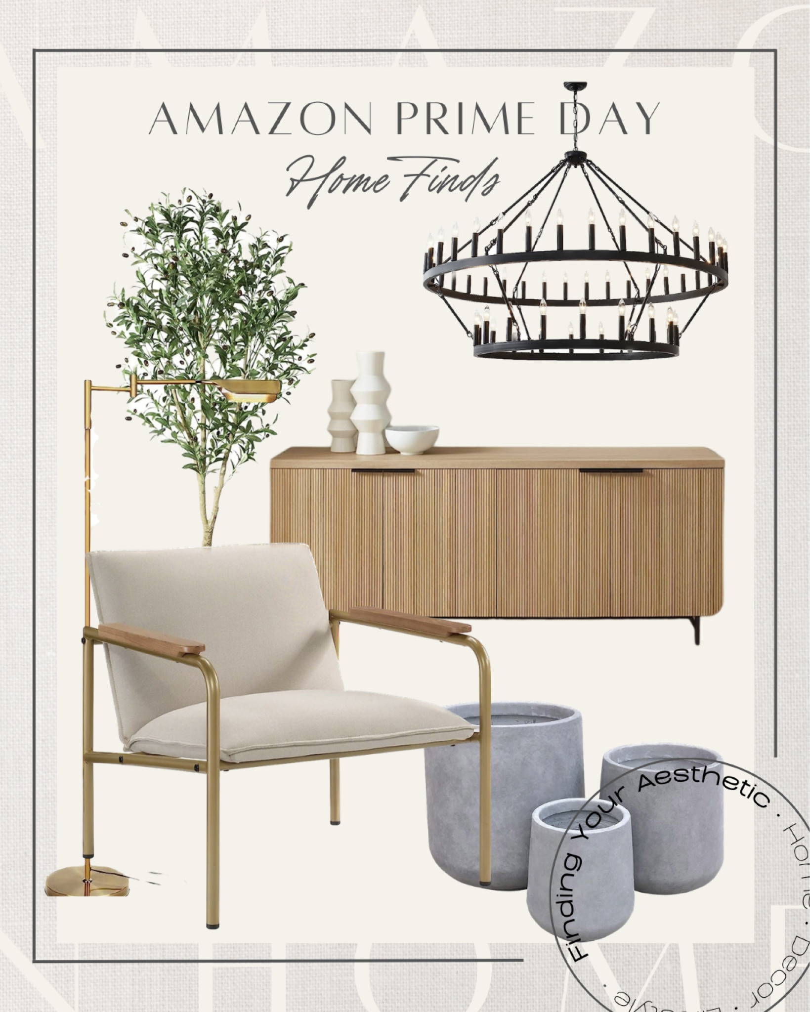Amazon Home Decor and Furniture Deals 

Neutral accent chair, task lamp gold, faux olive tree, neutral sideboard, wood sideboard, light wood sideboard, mid century cabinet, farmhouse chandelier, RH style chandelier, tiered chandelier, wagon wheel chandelier black, grey modern planters, cement planters, RH planters, CB2 planters, prime Day deals, Amazon deals, Amazon finds, look for less  

#LTKhome #LTKxPrimeDay #LTKsalealert