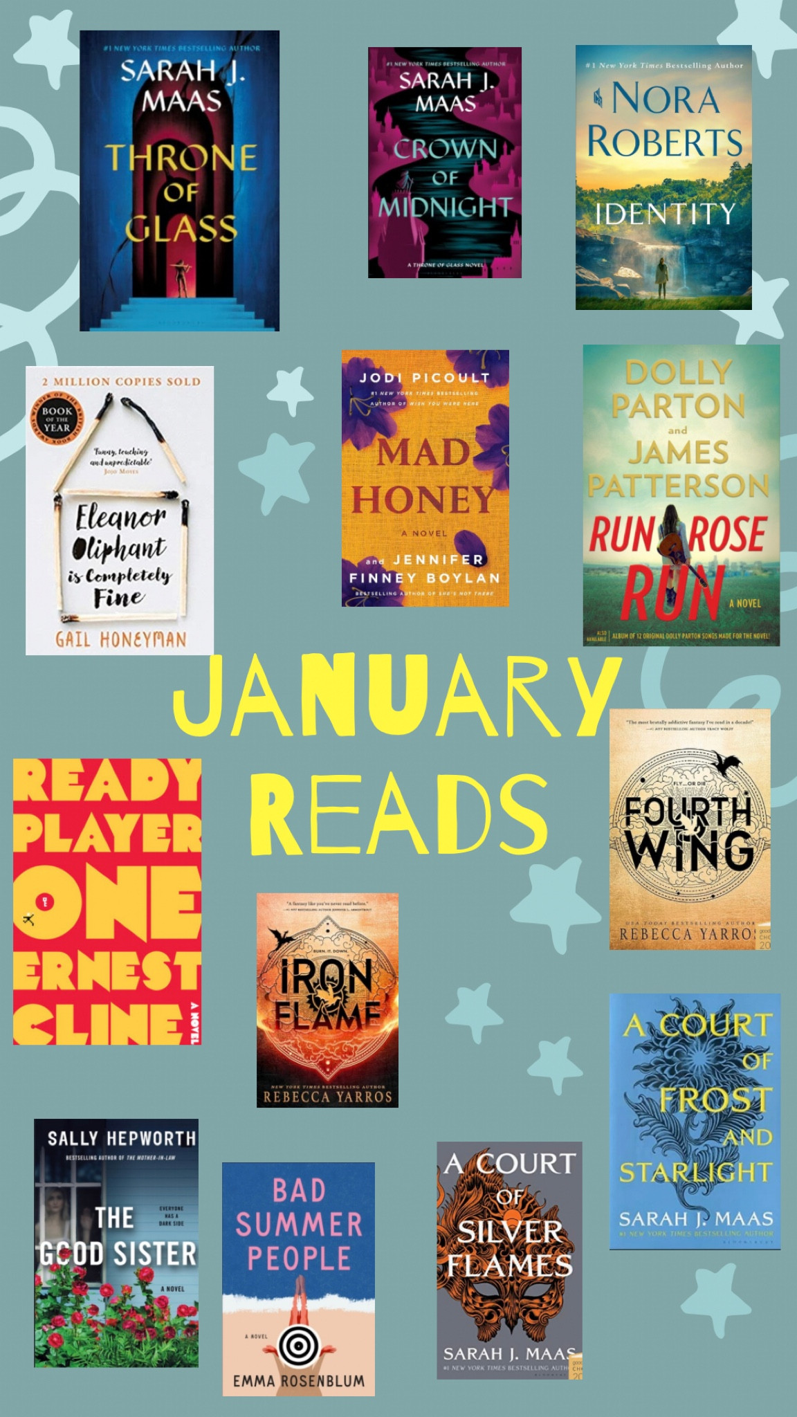 Book club picks
Beach reads
Fantasy
Mystery
ACOTAR
TOG
Empyrean 

#LTKtravel #LTKSeasonal #LTKGiftGuide