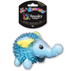 SPUNKY PUP Lil' Bitty Squeakers Elephant Squeaky Plush Dog Toy - Chewy.com | Chewy.com