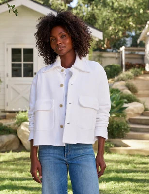 ROWAN White, Triple Terry White / XS | Frank & Eileen
