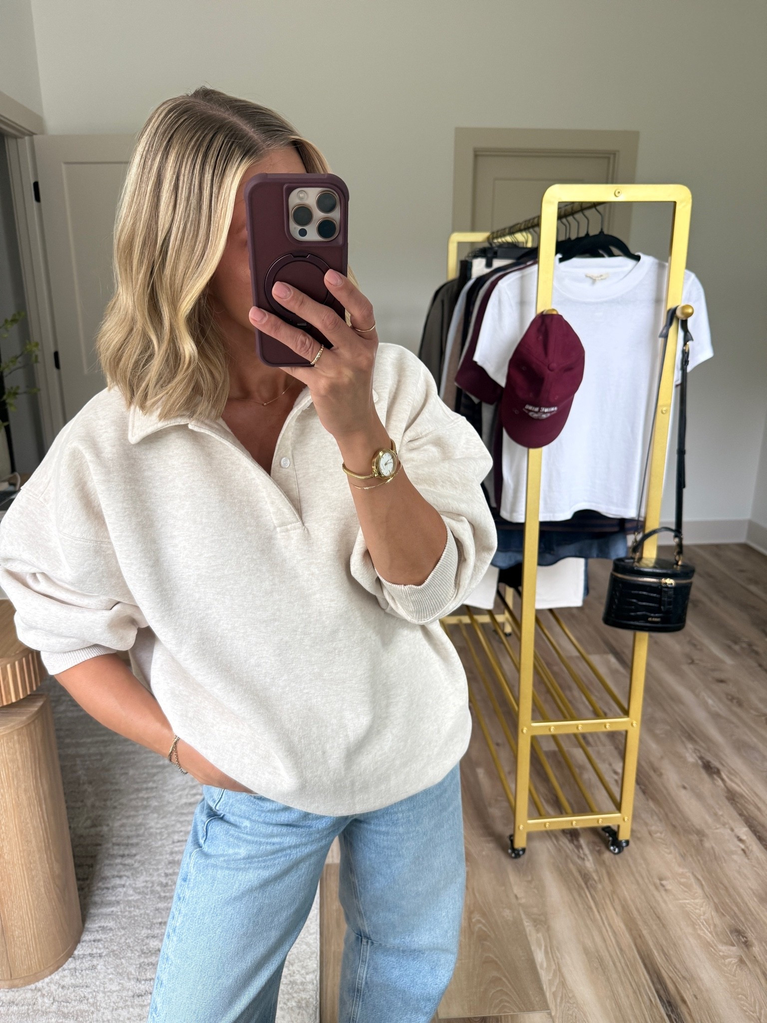 Wearing s/m (runs very oversized)

#LTKOver40 #LTKSeasonal #LTKootd