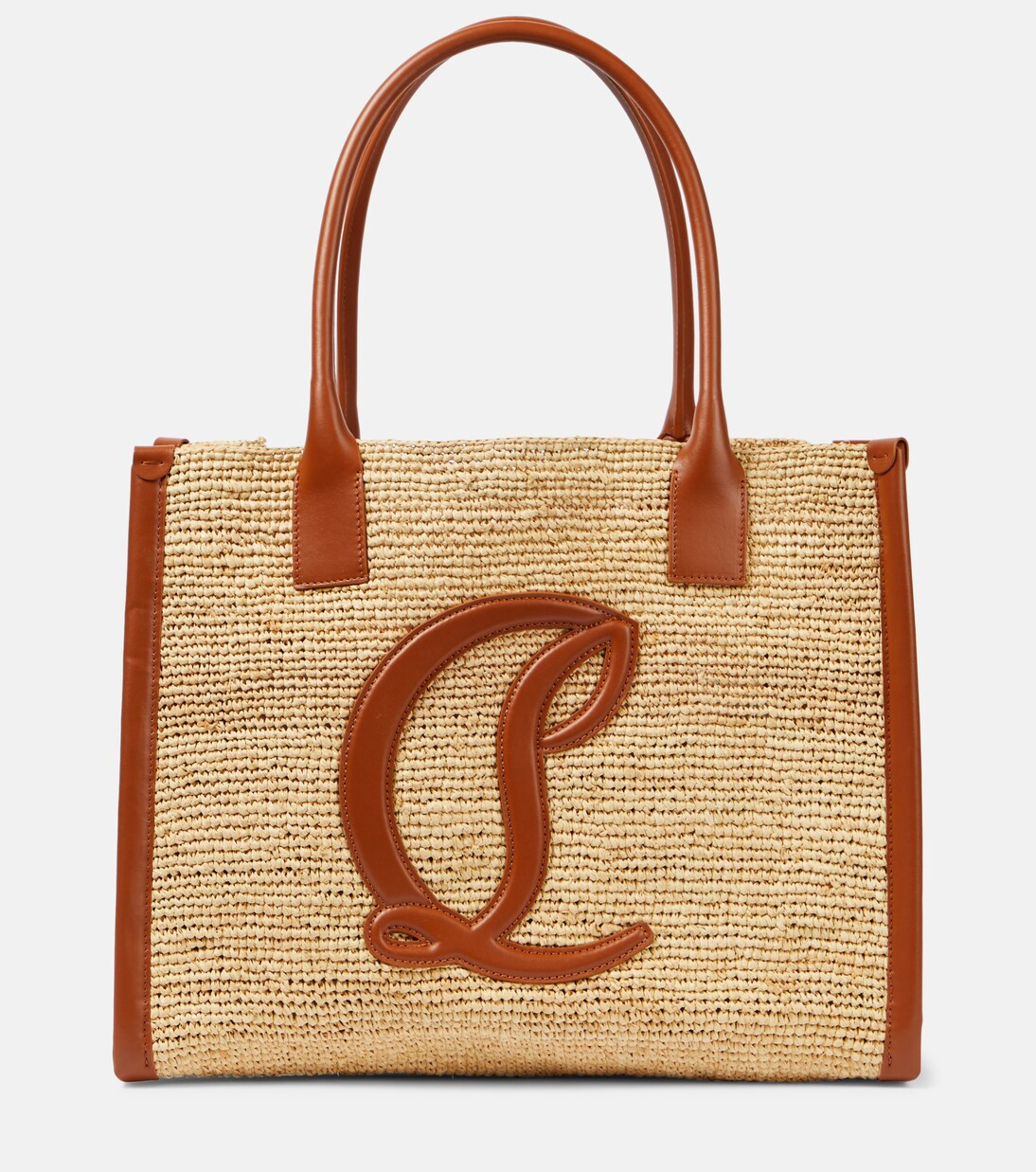 By My Side E/W Large raffia tote bag | Mytheresa (US/CA)