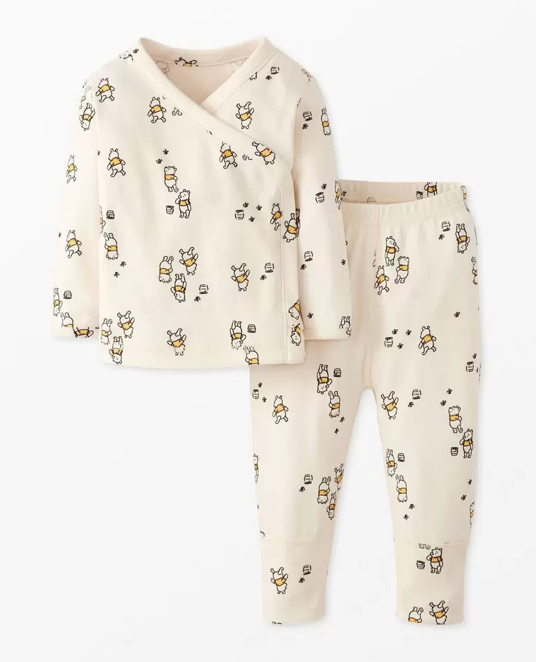 Disney Winnie the Pooh Wrap Top & Wiggle Pant Set | Hanna Andersson
