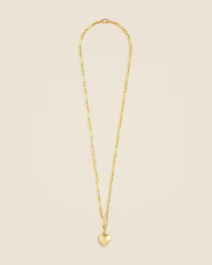 Heart pendant necklace | J. Crew US