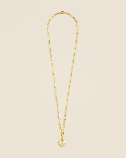 Heart pendant necklace | J. Crew US