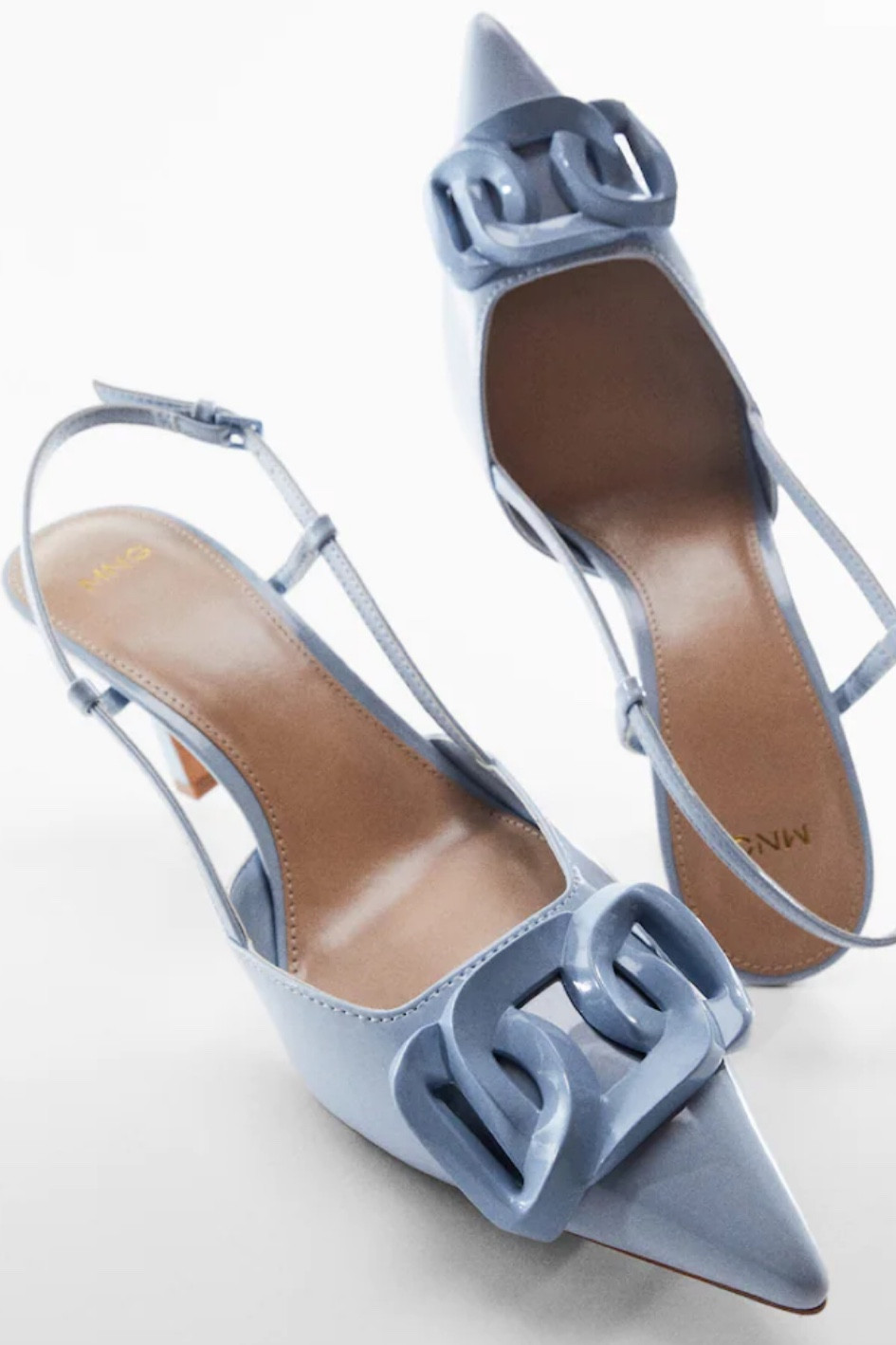 Sling-back kitten heels. Perfect for spring 2023. A perfect accessory for any outfit!  This powder blue would looo great with blue jeans, white jeans, a skirt or dress!  Staple Hero Piece 

#LTKFind #LTKunder100 #LTKshoecrush