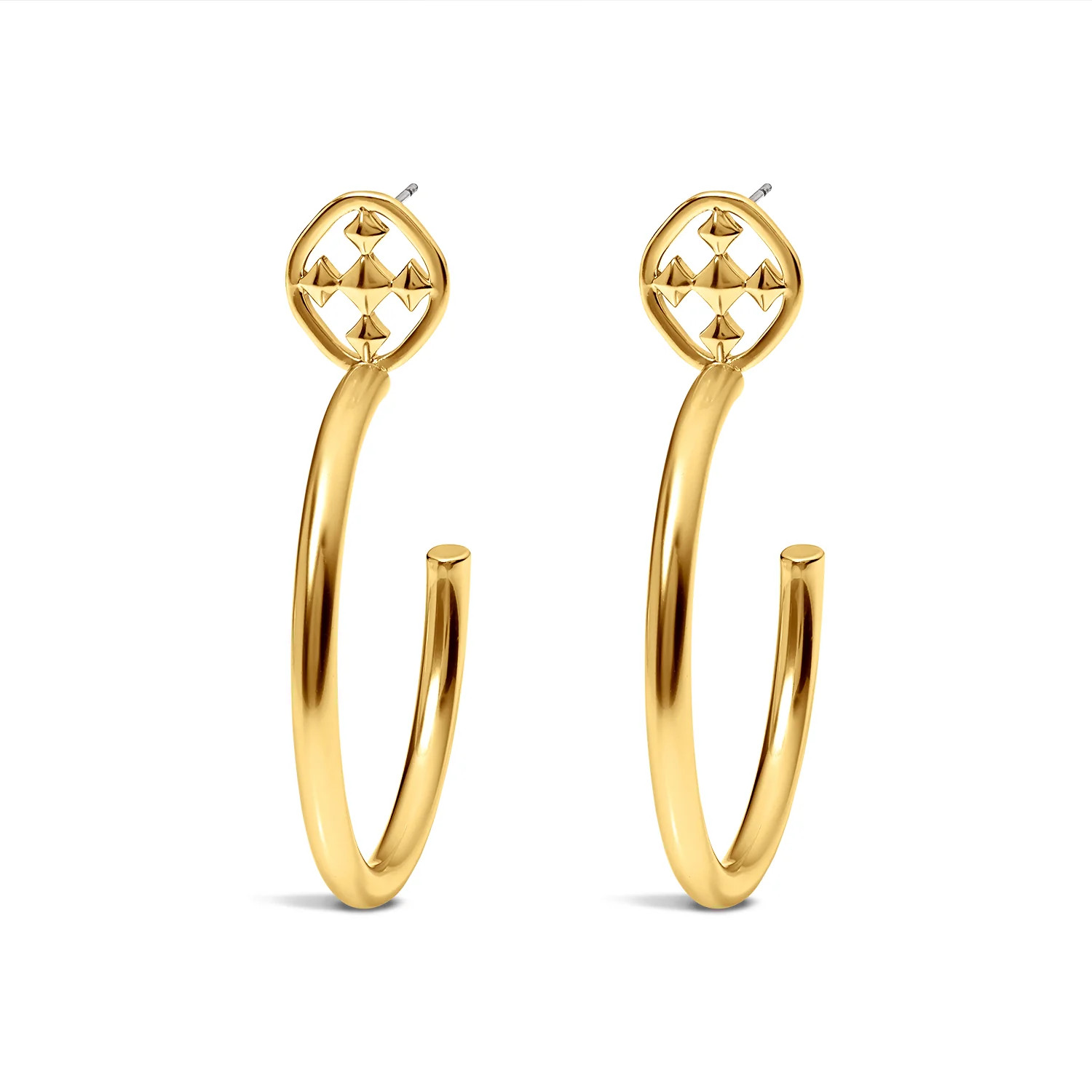 matte shield hoops | Gracewear Collection