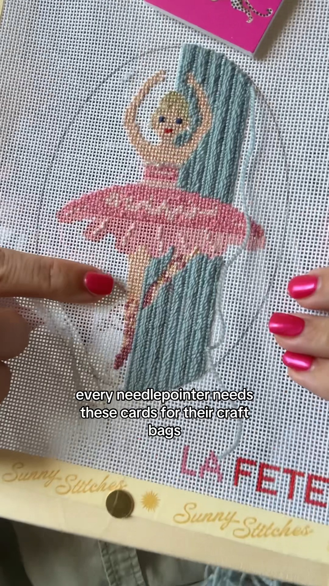 I've been reaching for this every time I want to learn a new needlepoint stitch. The step-by-step cards make practicing tapestry embroidery way more fun. 

 #LTKdayinmylife #LTKvlog #LTKSaleAlert