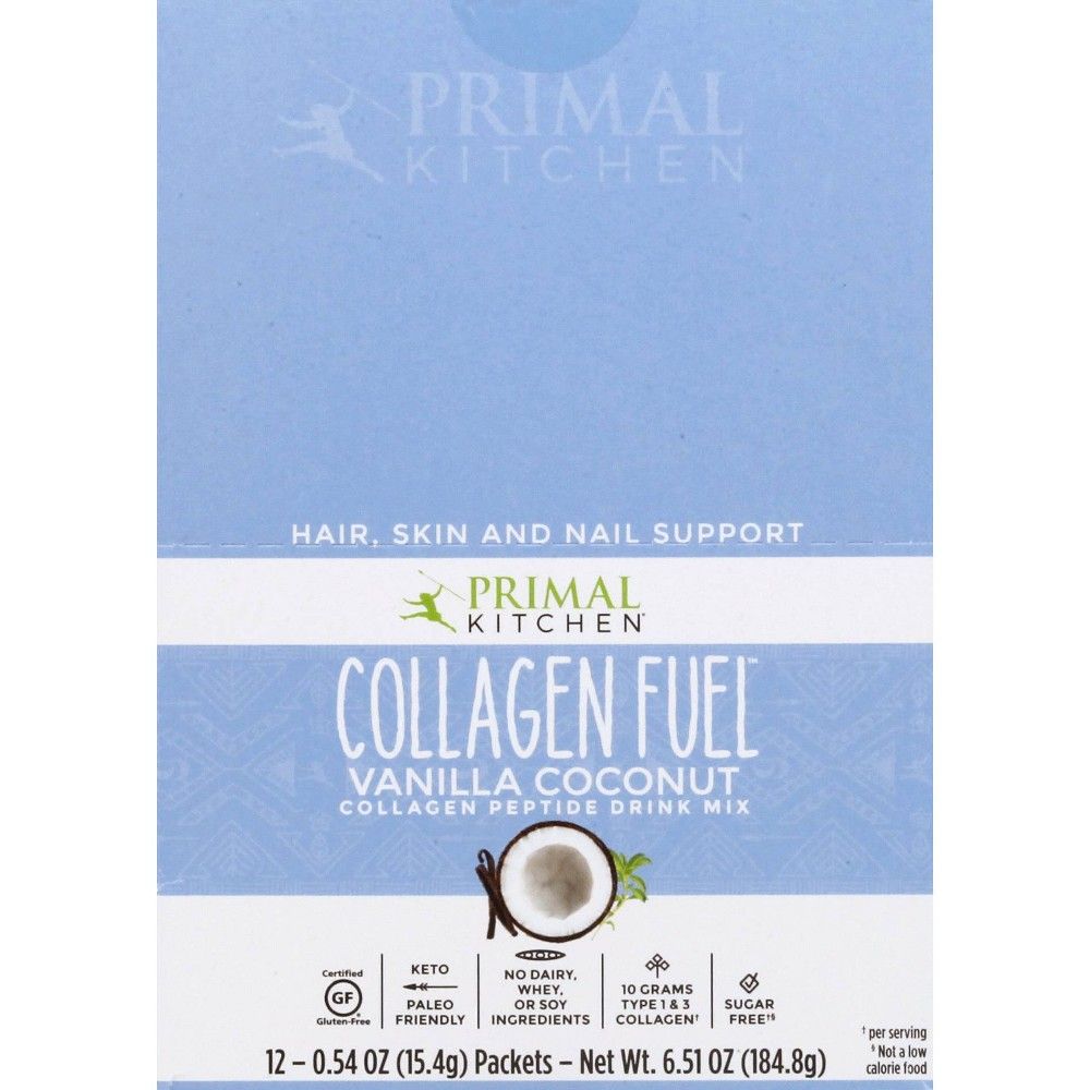 Primal Kitchen Collagen Fuel Supplement Powder - Vanilla - 6.51oz/12pk | Target