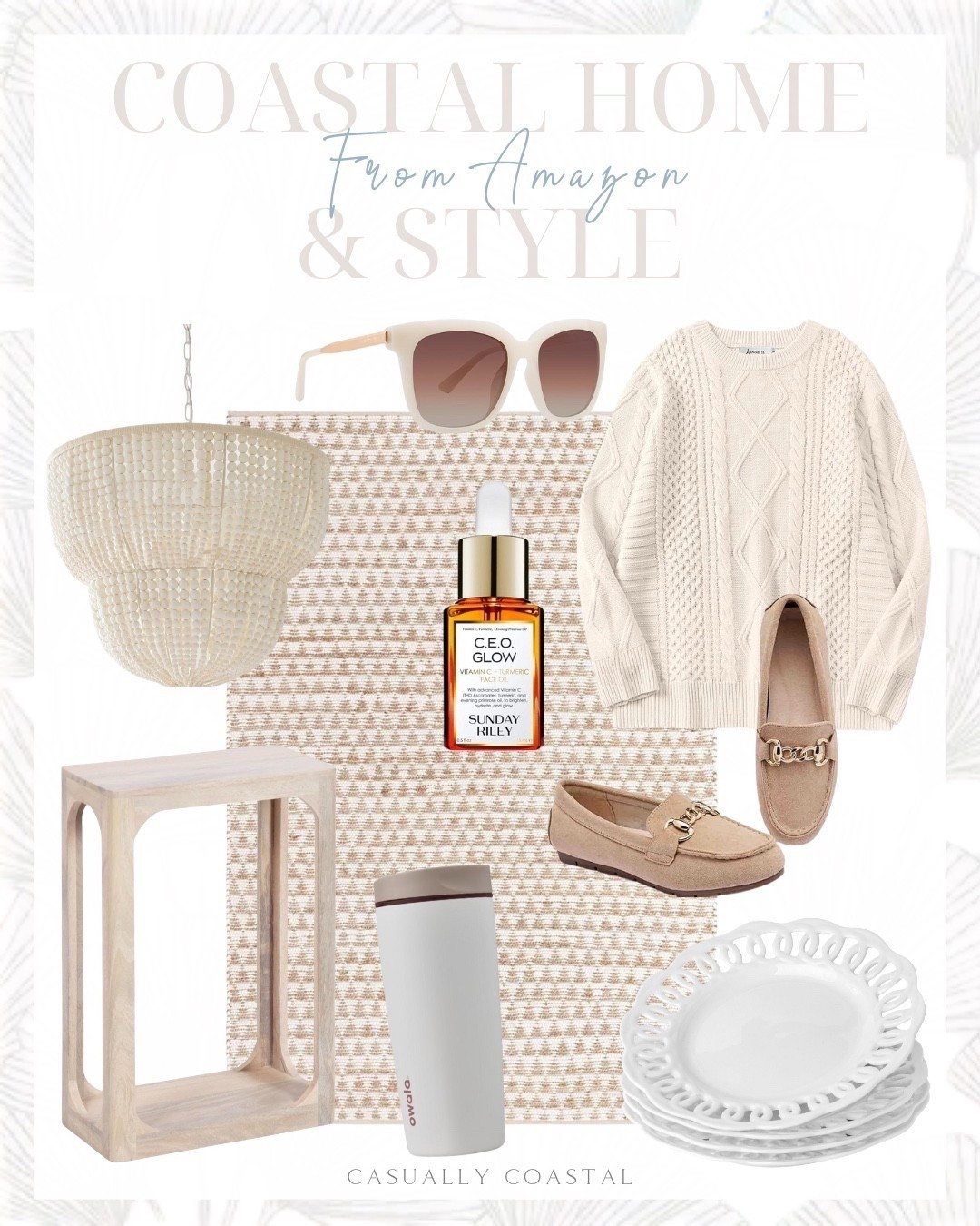 Coastal Home & Style From Amazon

Amazon sweater, Amazon rug, Amazon home decor, Amazon sunglasses, Amazon fall shoes, crewneck cable knit sweater, neutral sweater, Amazon side table, coastal side table, modern slatted wooden slim side table, loafers, Amazon loafers, round appetizer plates, coastal plates, Amazon plates, scalloped edge lace rim plates, owala coffee tumbler, 2 tier beaded chandelier, Amazon chandelier, jute area rug, neutral rug, coastal rug, neutral rug, Sunday Riley C.E.O. Glow vitamin C & turmeric face oil, square sunglasses 

#LTKHome #LTKFindsUnder50 #LTKFindsUnder100