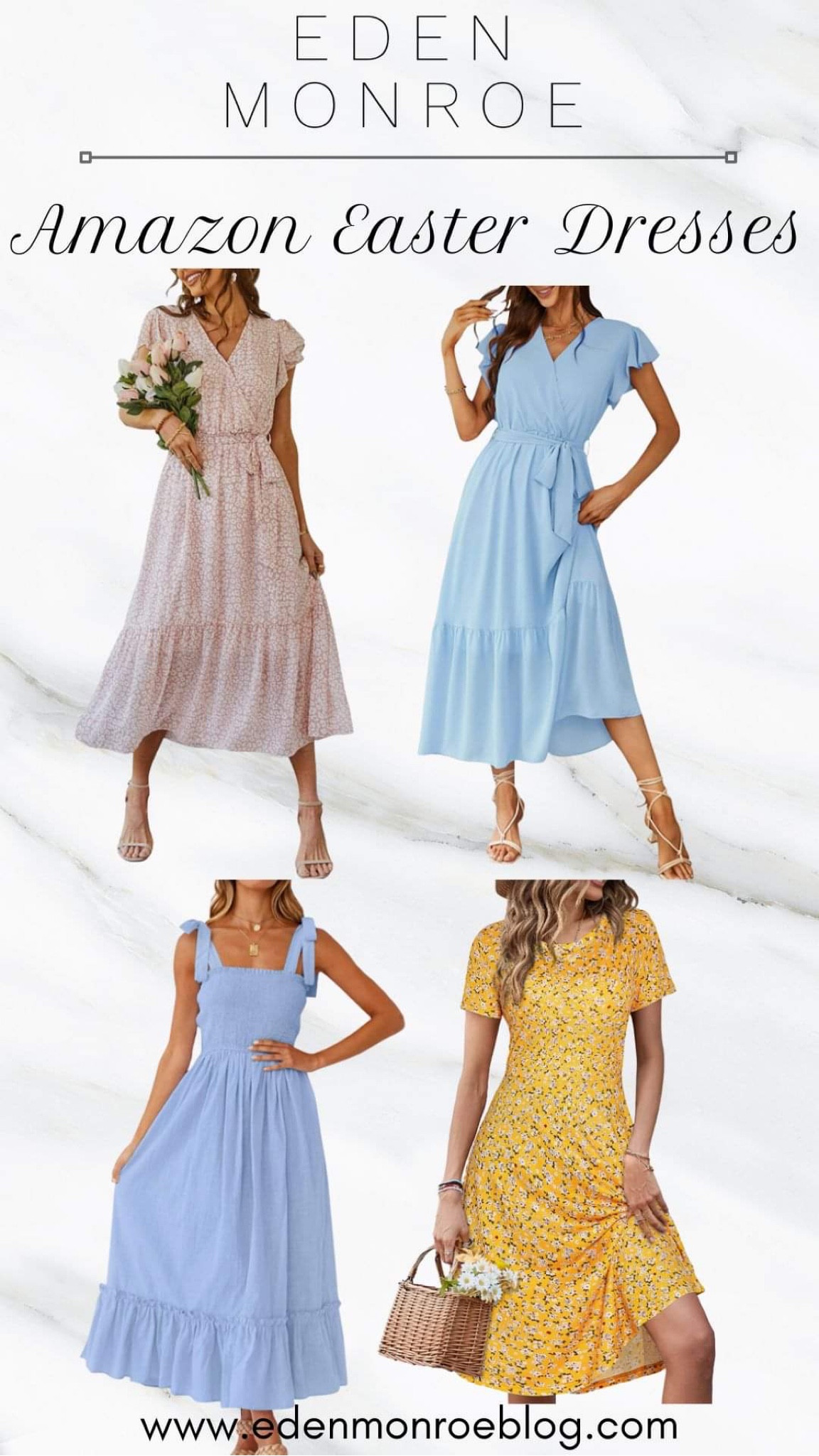 Amazon Easter dresses under $50!

Easter dress, midi dress, floral dress, spring dress, spring outfit, wedding guest dress, summer dress, pastel dress, church dress, Amazon, Amazon fashion

#LTKcurves #LTKunder50 #LTKFind