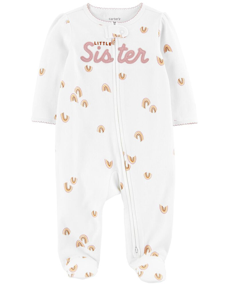 Little Sister 2-Way Zip Cotton Sleep & Play | Carter's