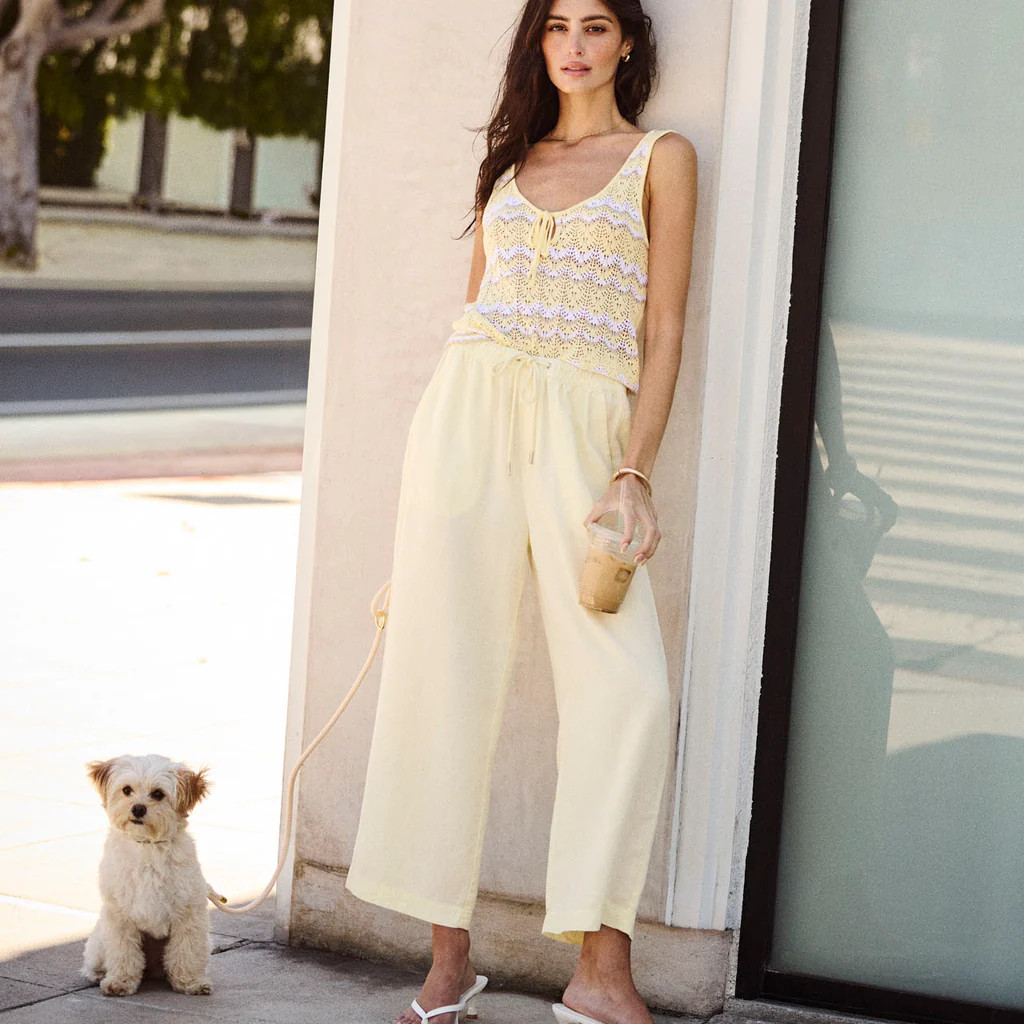 Angie Crop Wide Leg Pant | Splendid