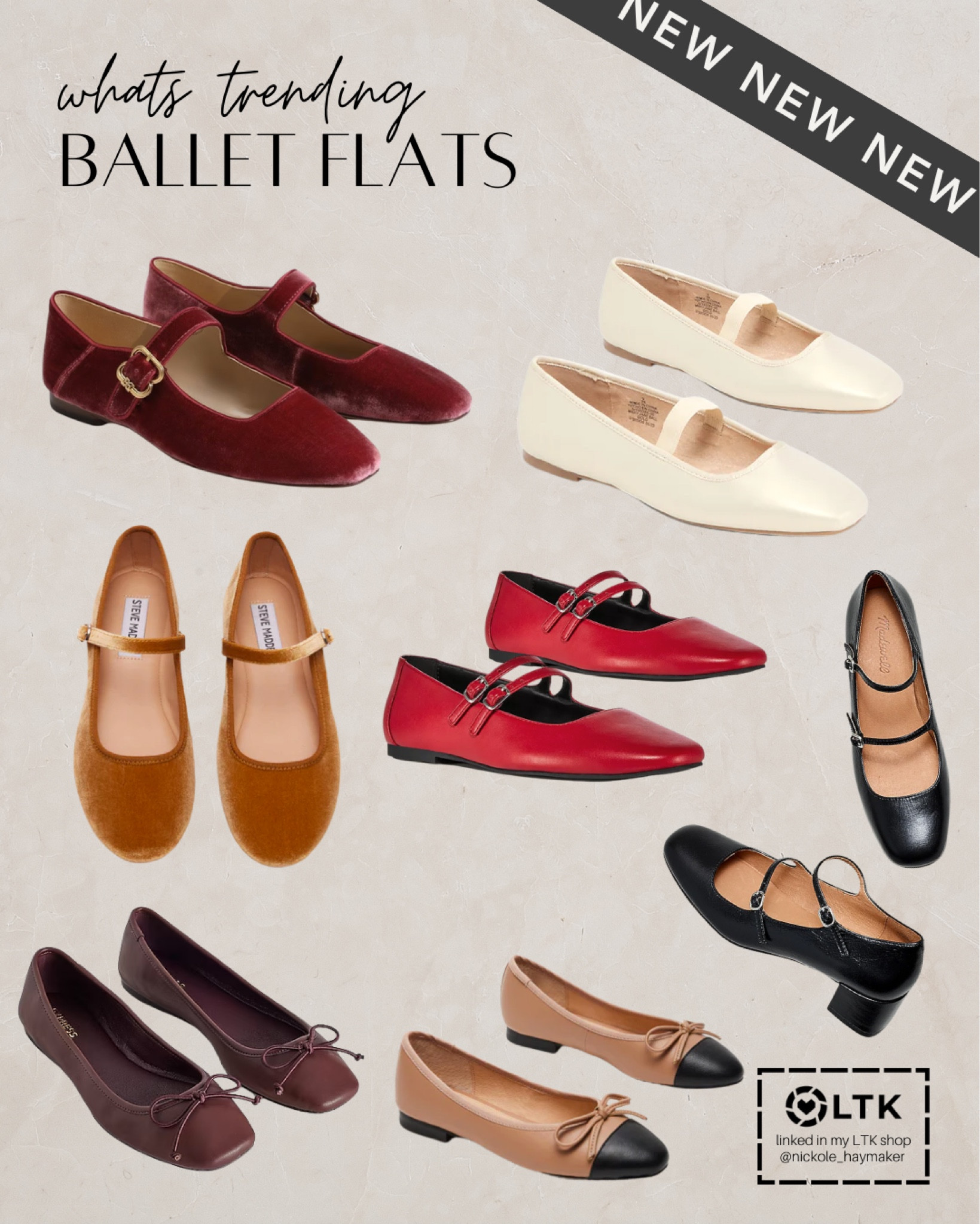 I am loving that Ballet flats are back for the fall!!!! 🍁🤎 Linked some of my favorites. 

#balletflats #trending #shoes #samedelman #freepeople #madewell #oldnavy 

#LTKshoecrush #LTKSale #LTKSeasonal
