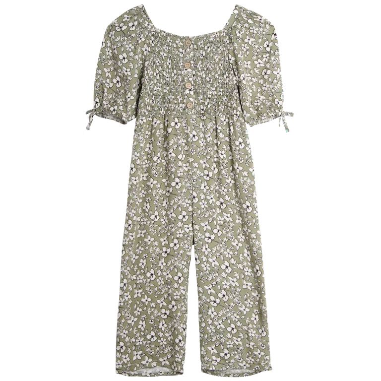 Jessica Simpson Baby Girls’ Romper - Floral Romper for Girls - Short Sleeve Outfit (12M -6X) | Walmart (US)
