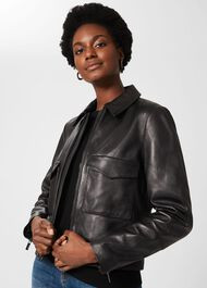 Elise Leather Jacket | | Hobbs