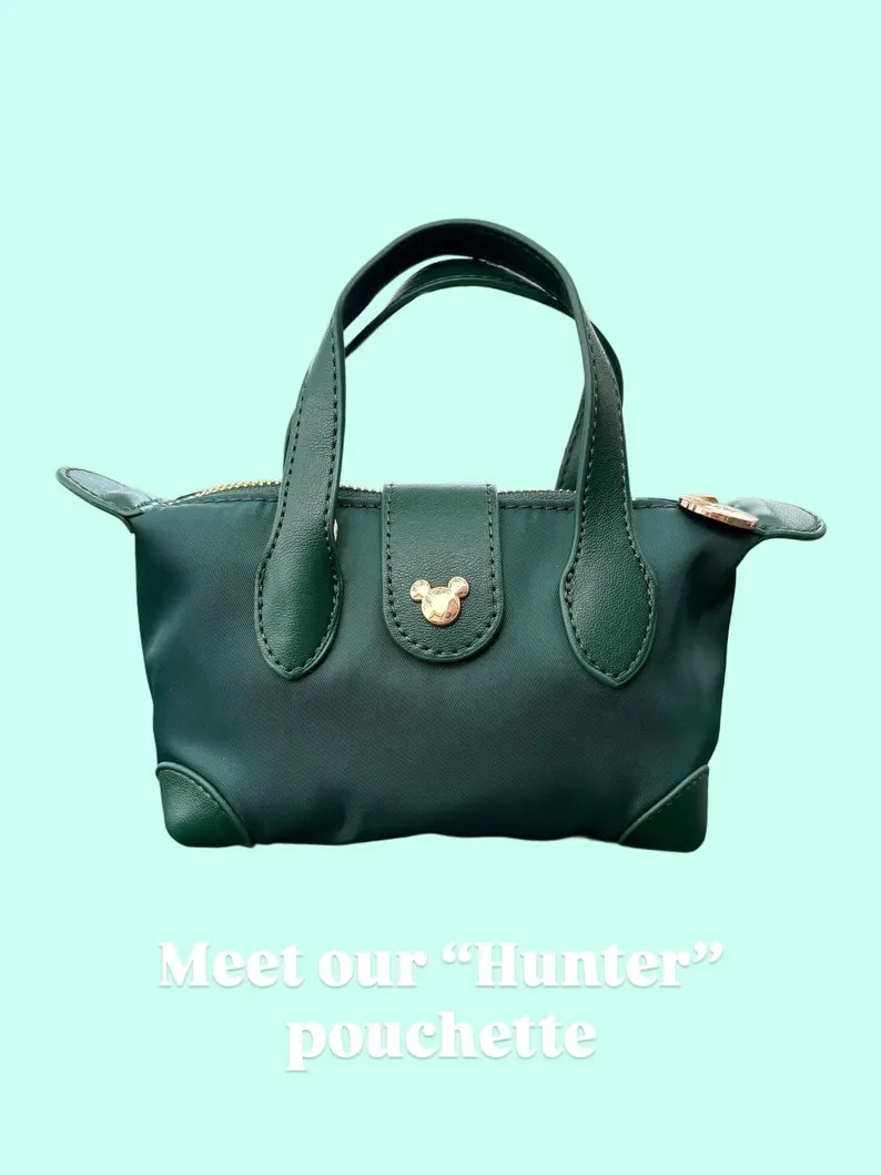 Christmas Winter Mini Faux Leather Pouchette: Waterproof Nylon, Detachable Strap | Etsy (US)