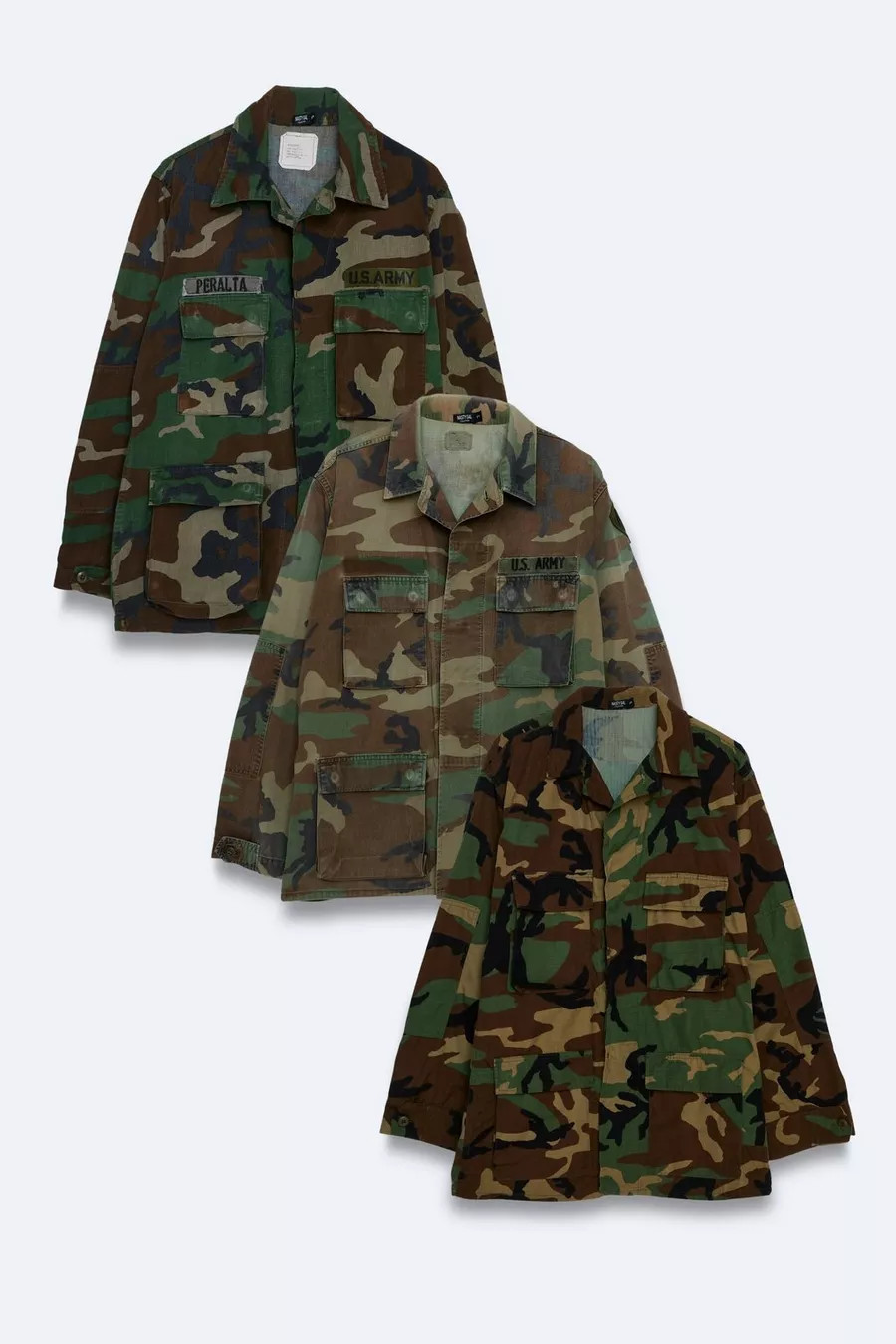 Vintage Woodland Army Shacket | Nasty Gal (US)
