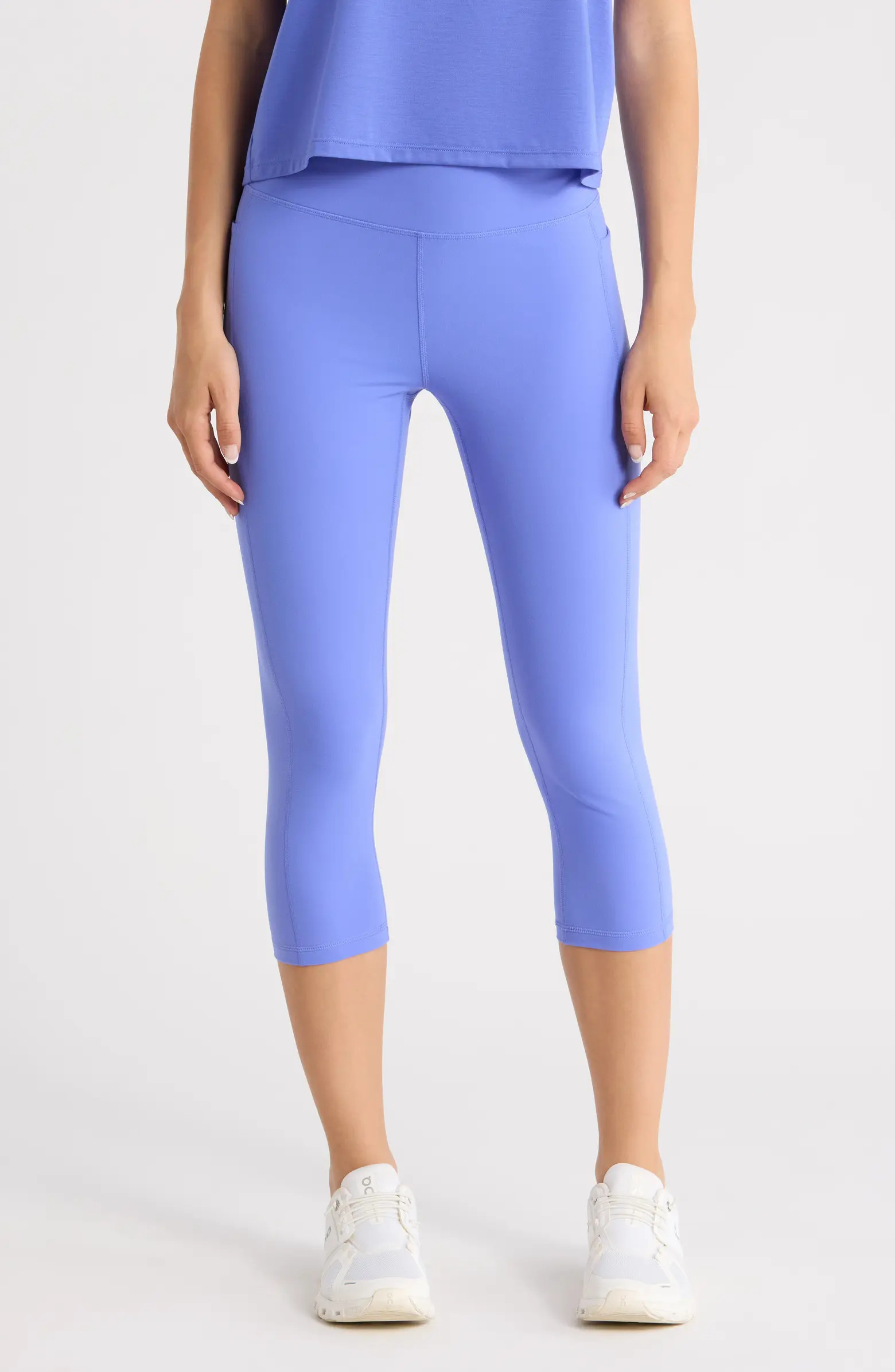 Z by Zella Perform High Waist Pocket 2.0 Crop Leggings | Nordstromrack | Nordstrom Rack