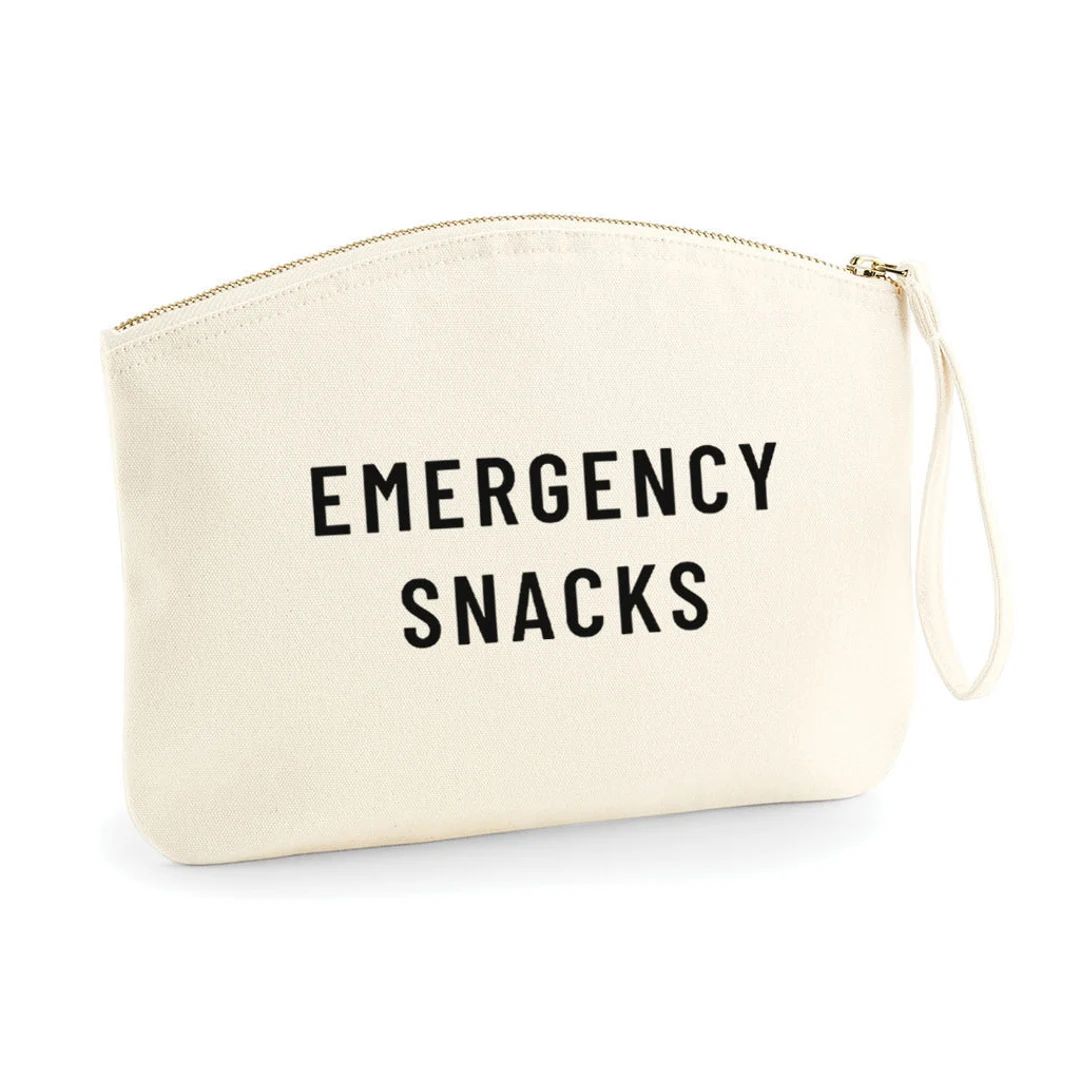 Emergency Snacks Zip Accessory Pouch - Etsy | Etsy (US)
